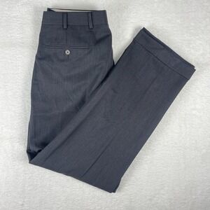Brooks Brothers W36 L32‎ Madison Pants Men's Gray 100% Merino Wool Dress Slacks